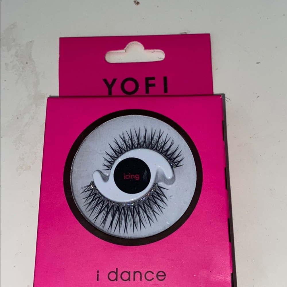 Glitter fake eyelashes